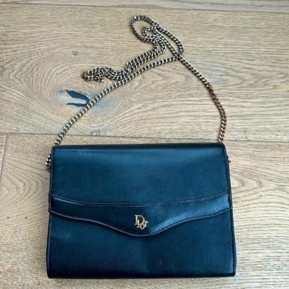 Dior🖤 30 Montaigne Chain leather Vintage Bag